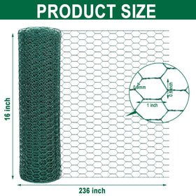 Fairooth galvanized PVC-coated wire mesh close-up showing flexible, rust-resistant construction.