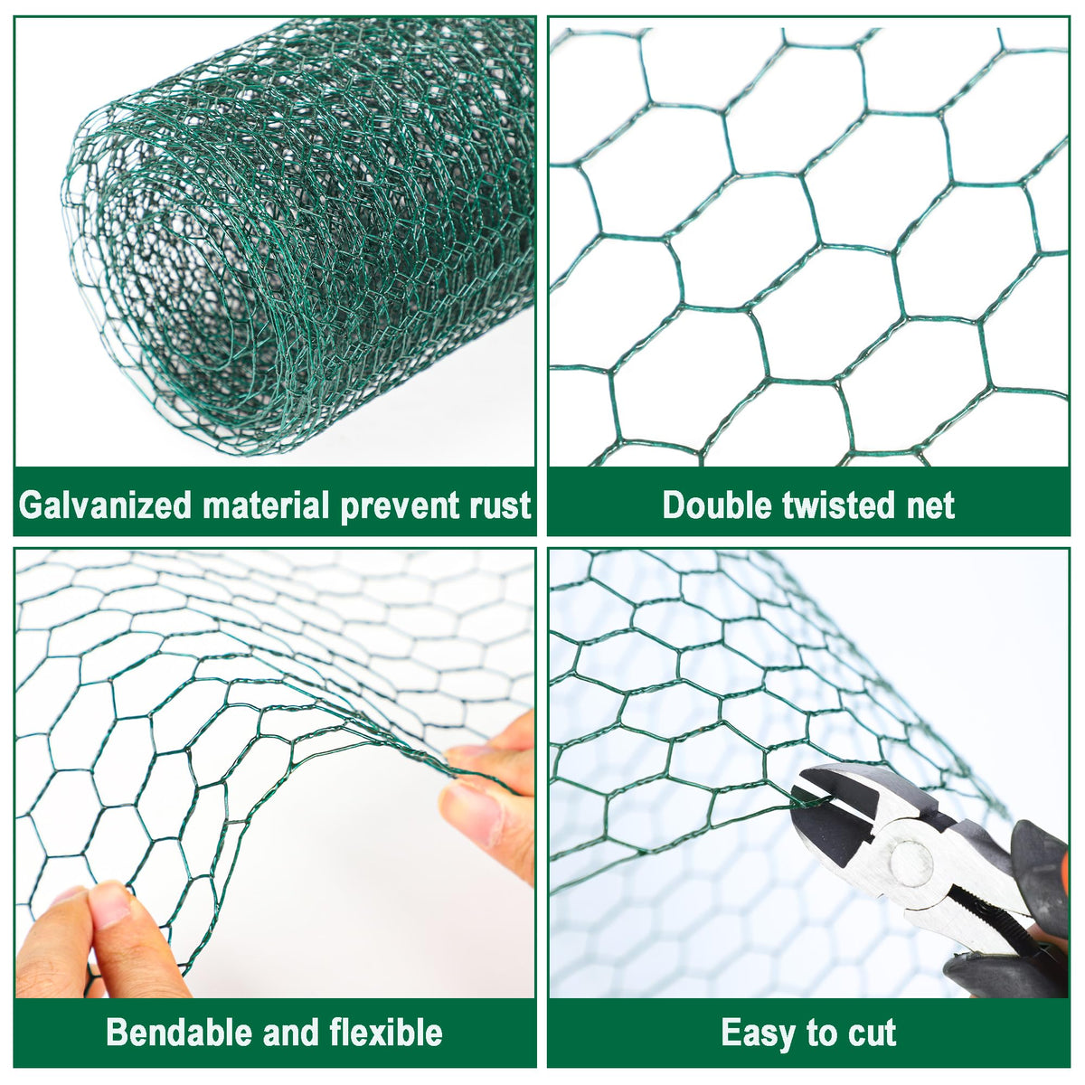 Fairooth garden protection wire fence in use as a small-animal barrier.