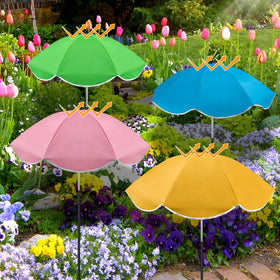 Fairooth plant umbrella colorful design enhances patio aesthetics