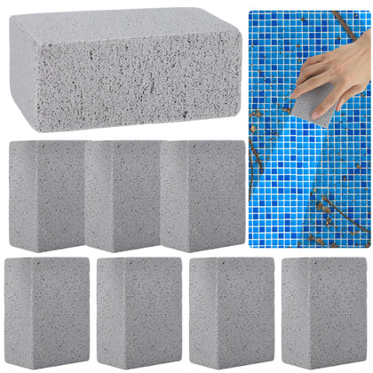 Fairooth pool pumice stone set of eight for efficient pool cleaning