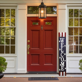 FairySandy rustic Independence Day wall decor captures seasonal celebration charm.