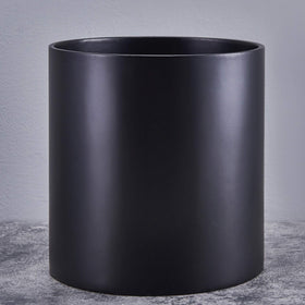 FaithLand 12-inch fiberstone planter outer diameter for bold floor display.