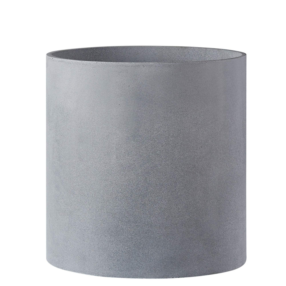 FaithLand 12-inch fiberstone planter outer diameter ideal for bold floor displays