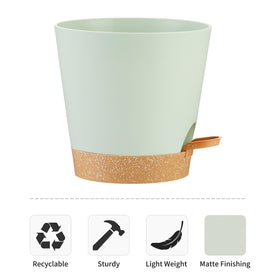 FaithLand planter with multiple drainage holes improves root air circulation