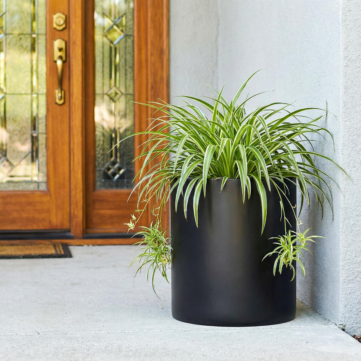 FaithLand indoor-outdoor fiberstone planter suited for homes and balconies.