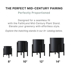FaithLand mesh screen included supports soil retention during planting.