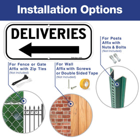 Faittoo Aluminum Sign Weatherproof for outdoor durability and longevity.