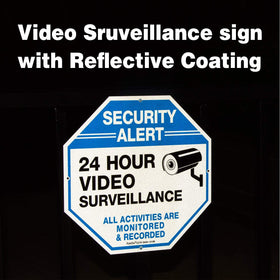 Faittoo home business sign warning about CCTV.
