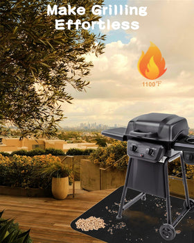 Falezern multi-use mat works with grills, fireplaces, and pits.