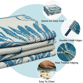 Falflor UV-protected rug keeps colors vibrant in sunlight.