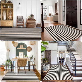 Fallovea versatile rug suits entryways, living rooms, and bedrooms.