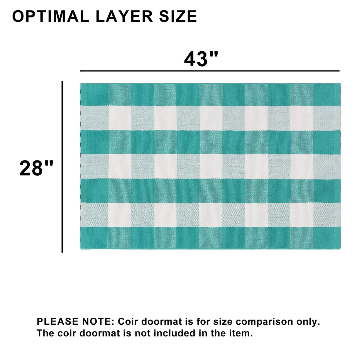 Fallovea plaid rug in living room helps define seating with cozy durability.