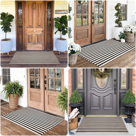 Fallovea front porch and patio mat, ideal for high-traffic areas.