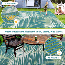 famibay RV and camping rug folds light and easy to carry