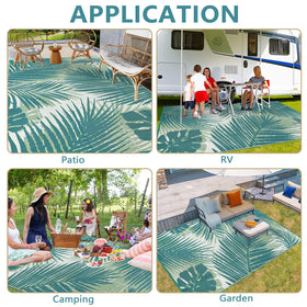 famibay easy-clean rug rinses with hose and air dries