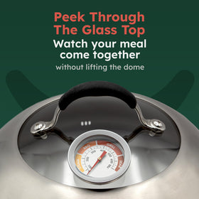 Family Counter steam vents help keep moisture balanced for juicy veggies and meats