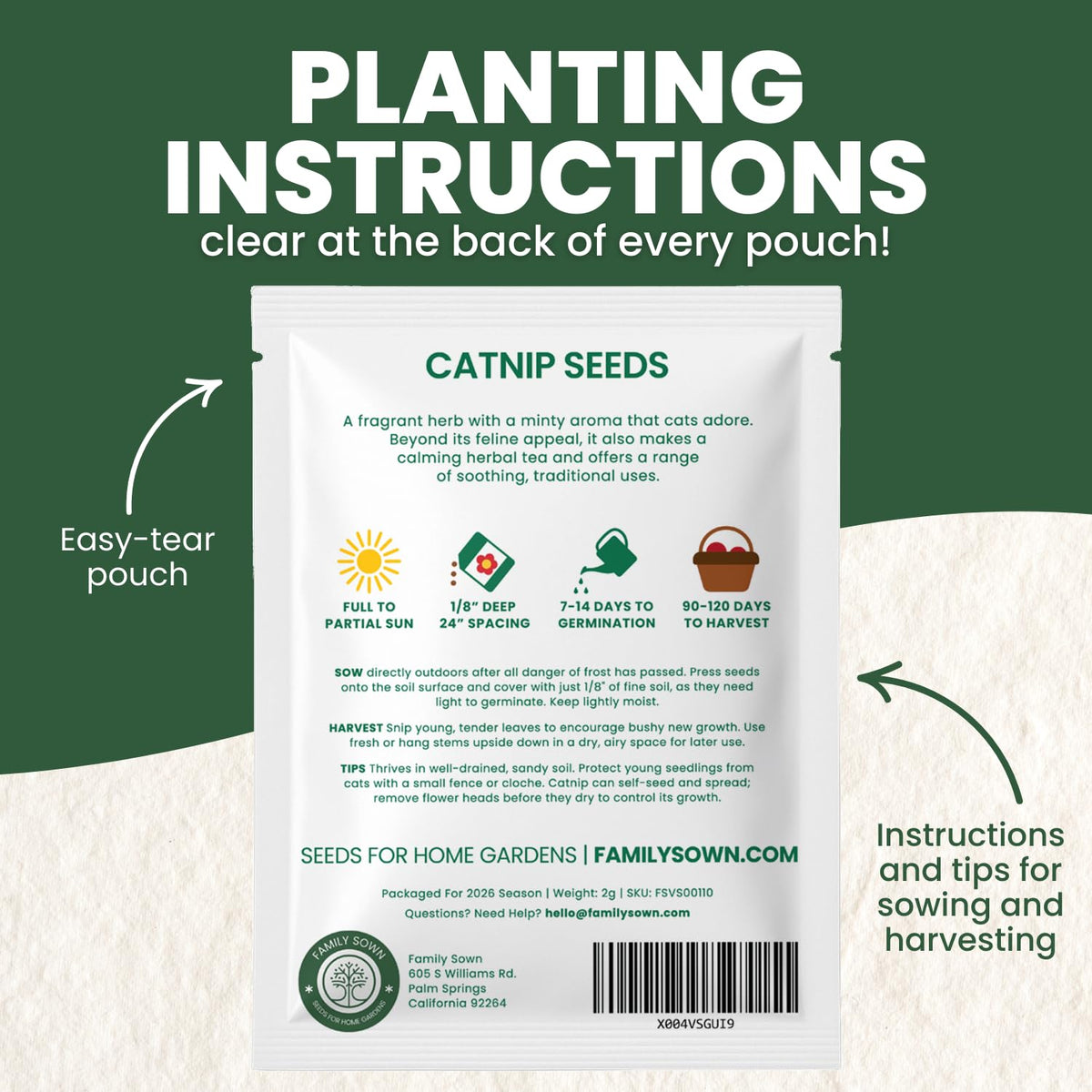 FAMILY SOWN Catnip bees on blooms attracting pollinators