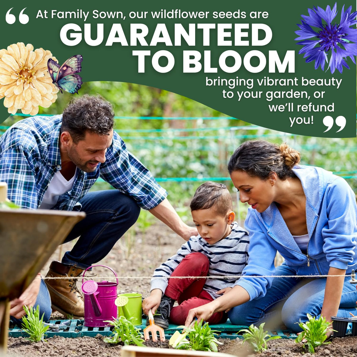 FAMILY SOWN Simple planting instructions help beginners start