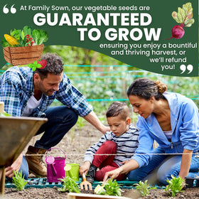 Clear planting instructions included with a freshness-sealed promise.