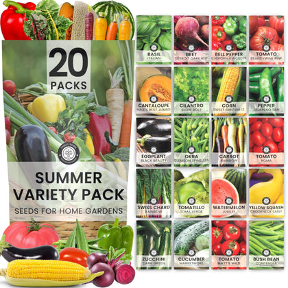 Family Sown summer seed pack front view for easy home gardening.