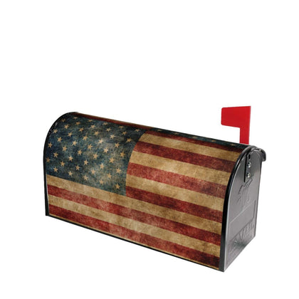 famliihw American Flag Mailbox Cover 21x18 elevates curb appeal and outdoor protection