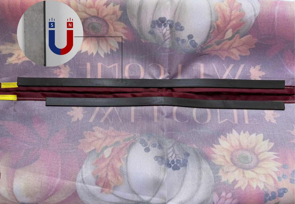 famliihw Garden and yard flag decor with patriotic mailbox cover