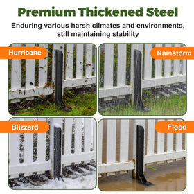 Fanmoss 3-step installation makes securing posts quick and clean.