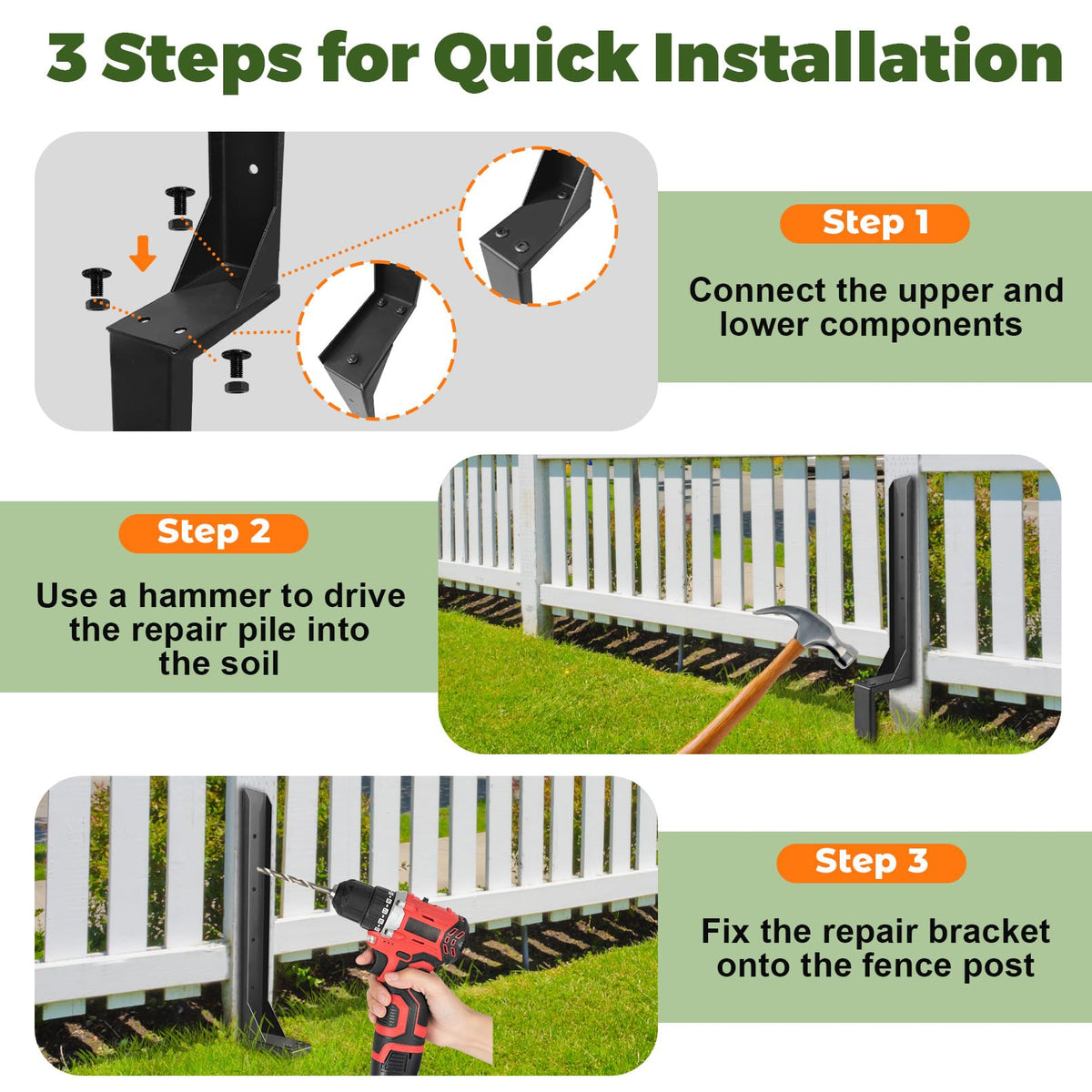 Fanmoss H-shaped stabilizer design provides extra upright strength.