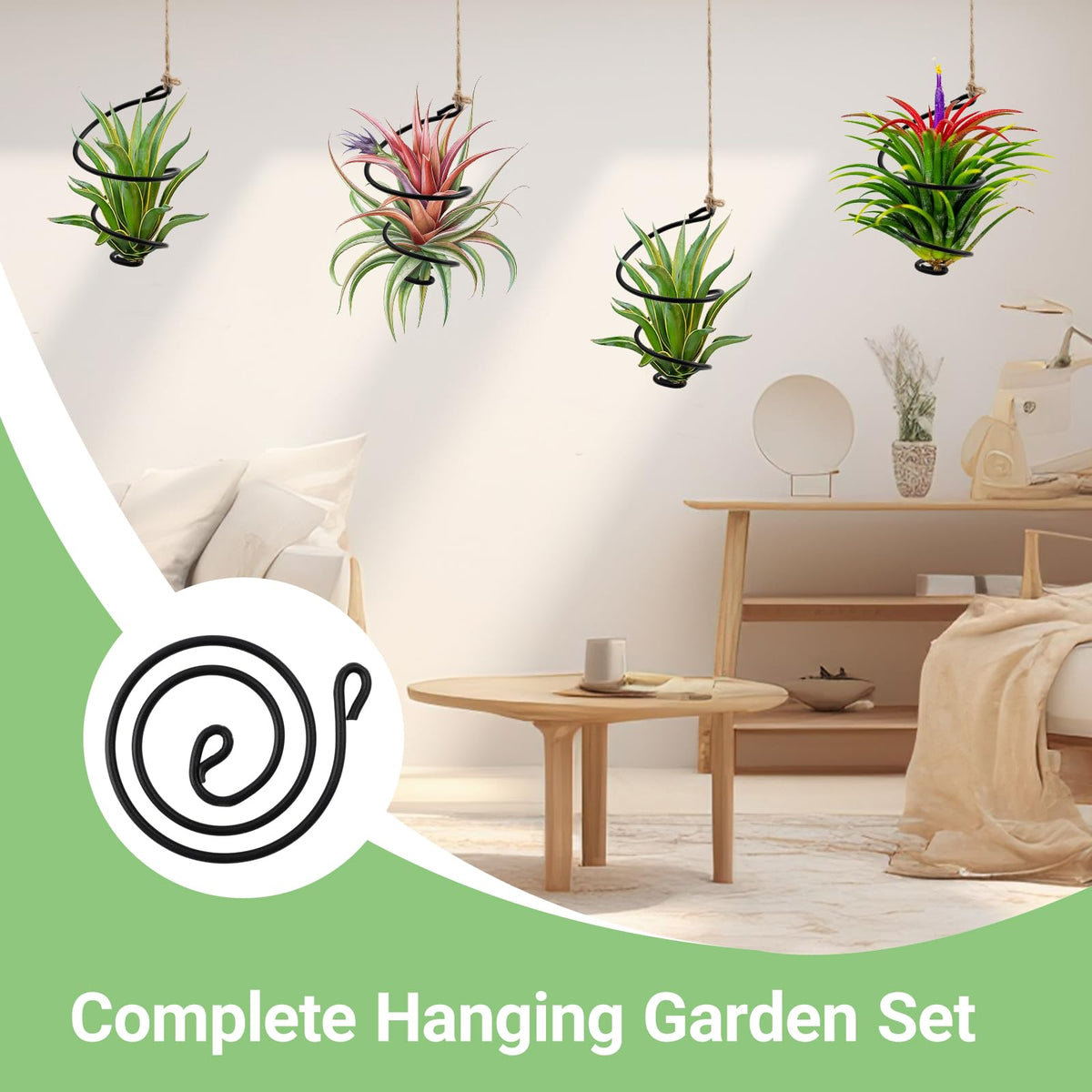 Fampery easy-install hanging set adds bohemian or minimalist flair