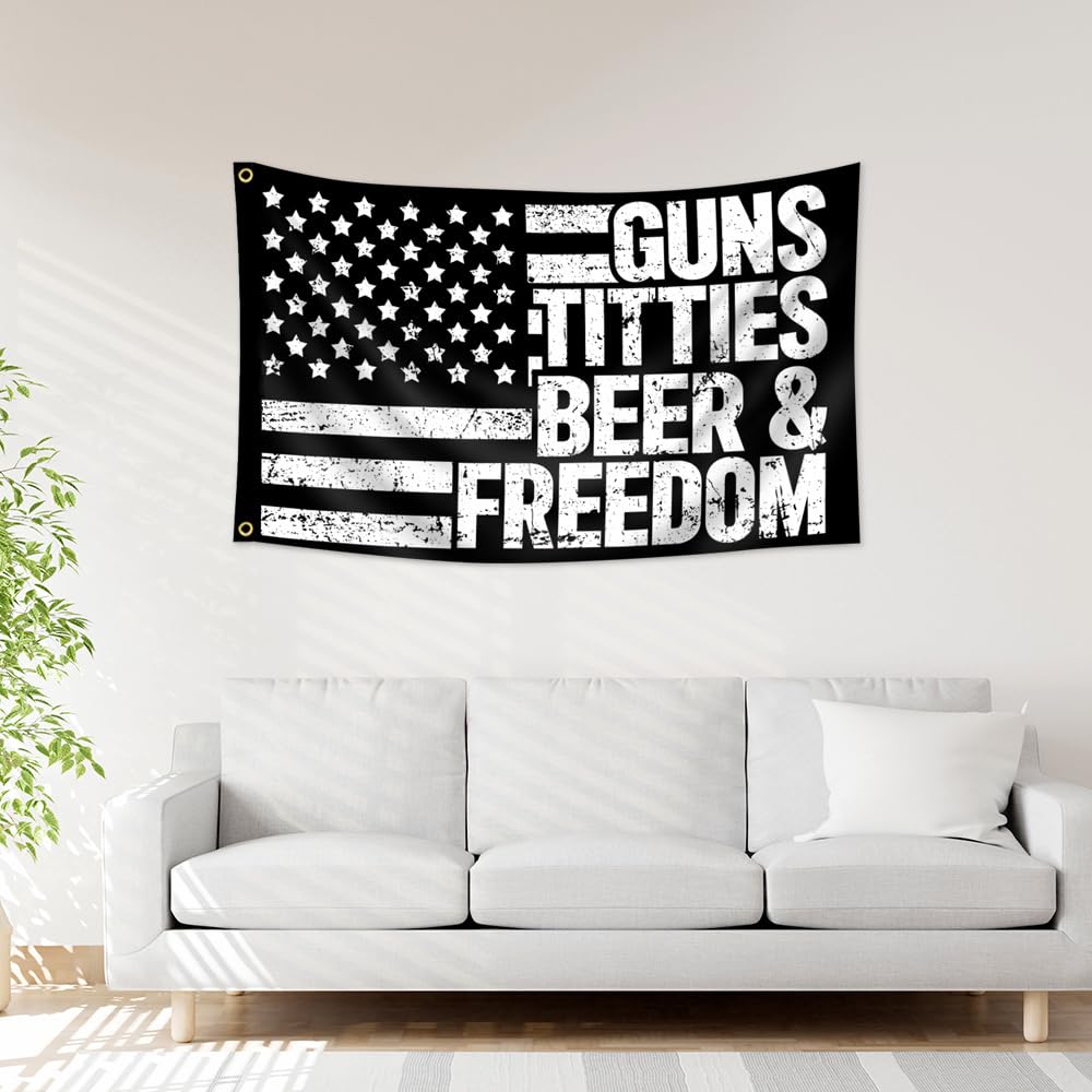 FAMXAKAFLY Flag with brass grommets for sturdy outdoor mounting.