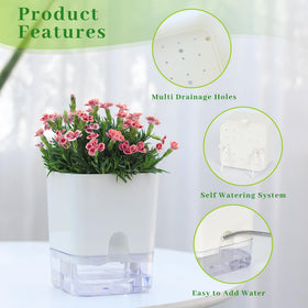 Rim inlet for easy refilling and maintenance.