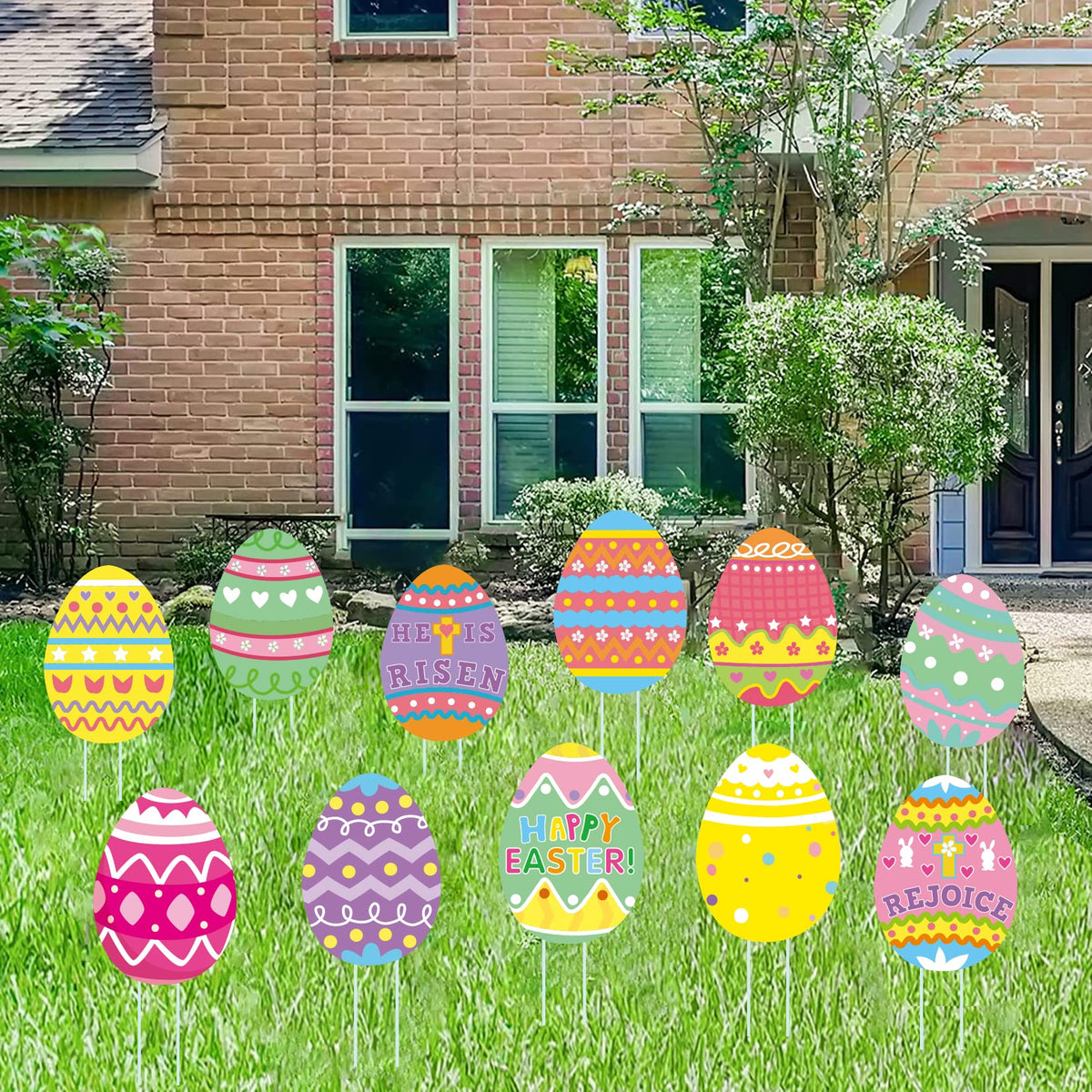 Fanboxk corrugated plastic signs resist rain and sun for Easter decor