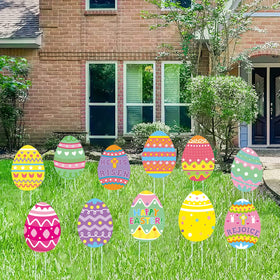 Fanboxk corrugated plastic signs resist rain and sun for Easter decor