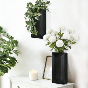 FancyPlus versatile planters pair with eucalyptus, flowers, or succulents.