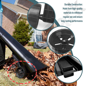 FancyTark 40V Vac Attack wheel assembly installs quickly with secure snap-fit
