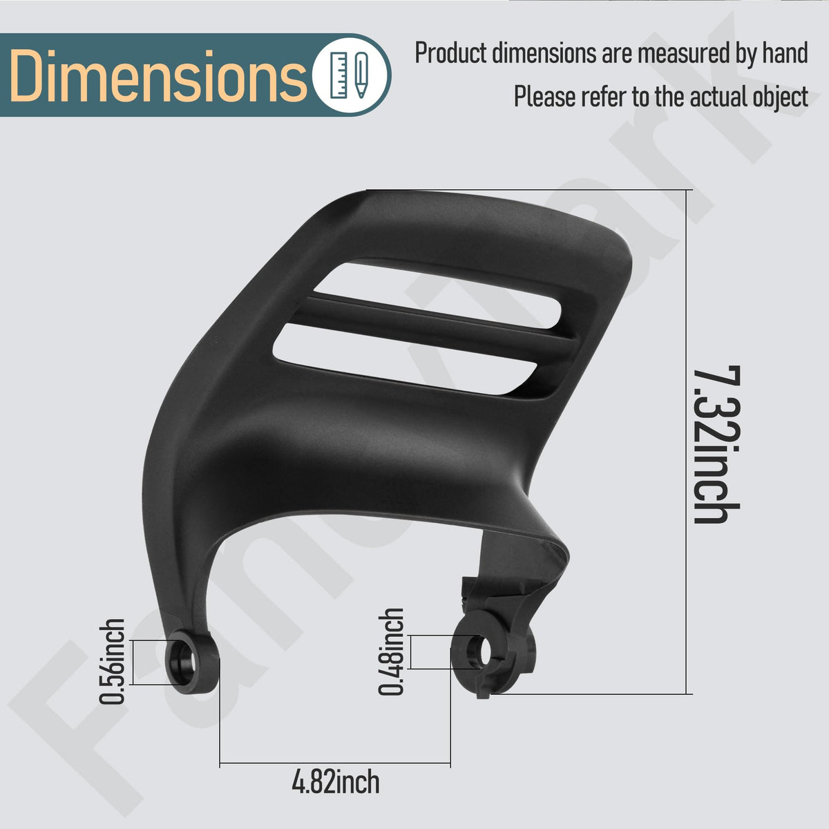 FancyTark chain brake handle for Husqvarna 455 Rancher series, durable replacement.