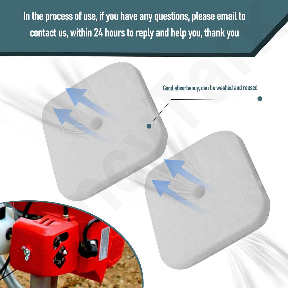 FancyTark air filter cover for trimmer 2242S protects engine during use