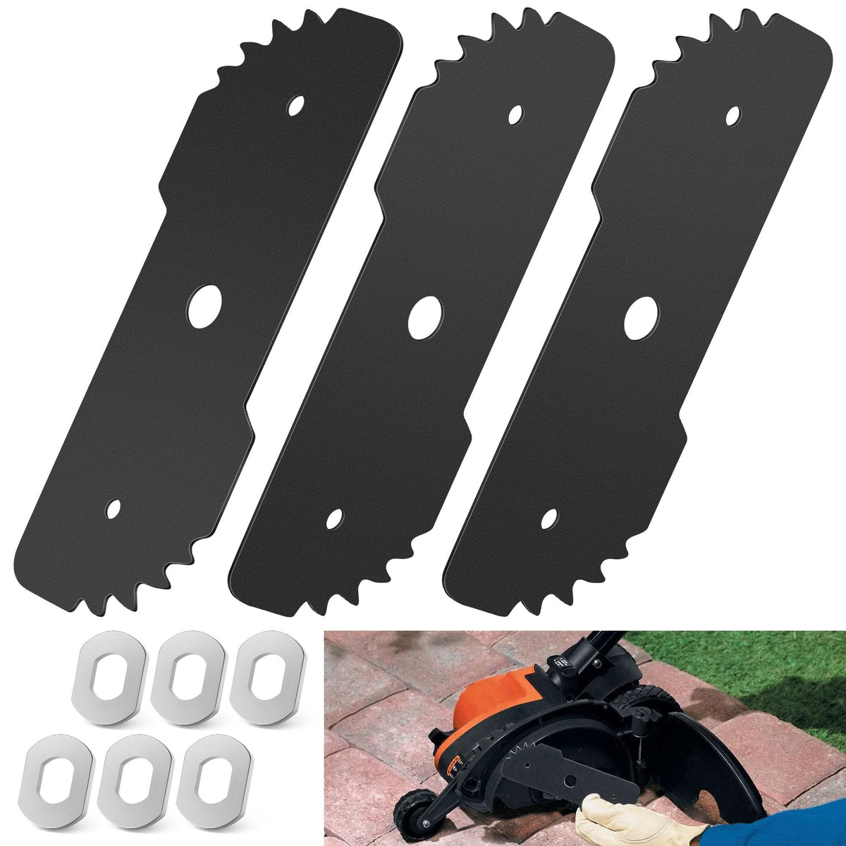 FancyTark EB-007 Edge Hog blade front view for durable edging