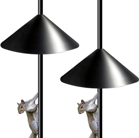Fandature 19inch squirrel baffle protects outdoor feeders on poles
