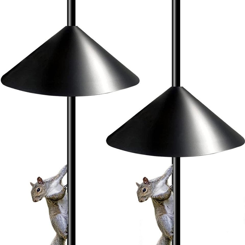 Fandature 19inch squirrel baffle protects outdoor feeders on poles