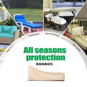 Fits chaise lounges up to 78L x 29W with two-pack design