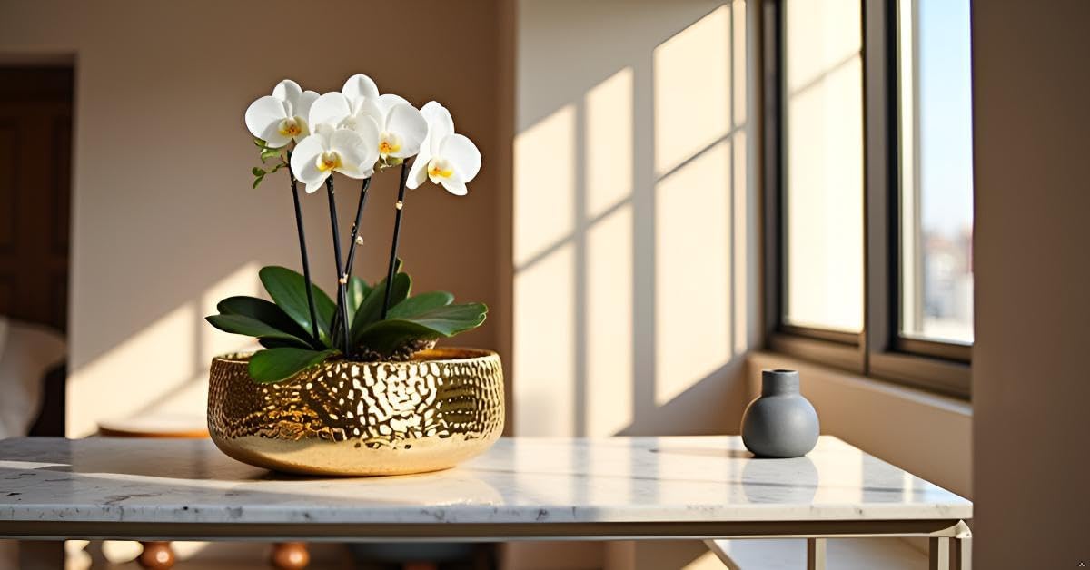 FANFANJIA indoor decorative planter ideal for living rooms and kitchen corners