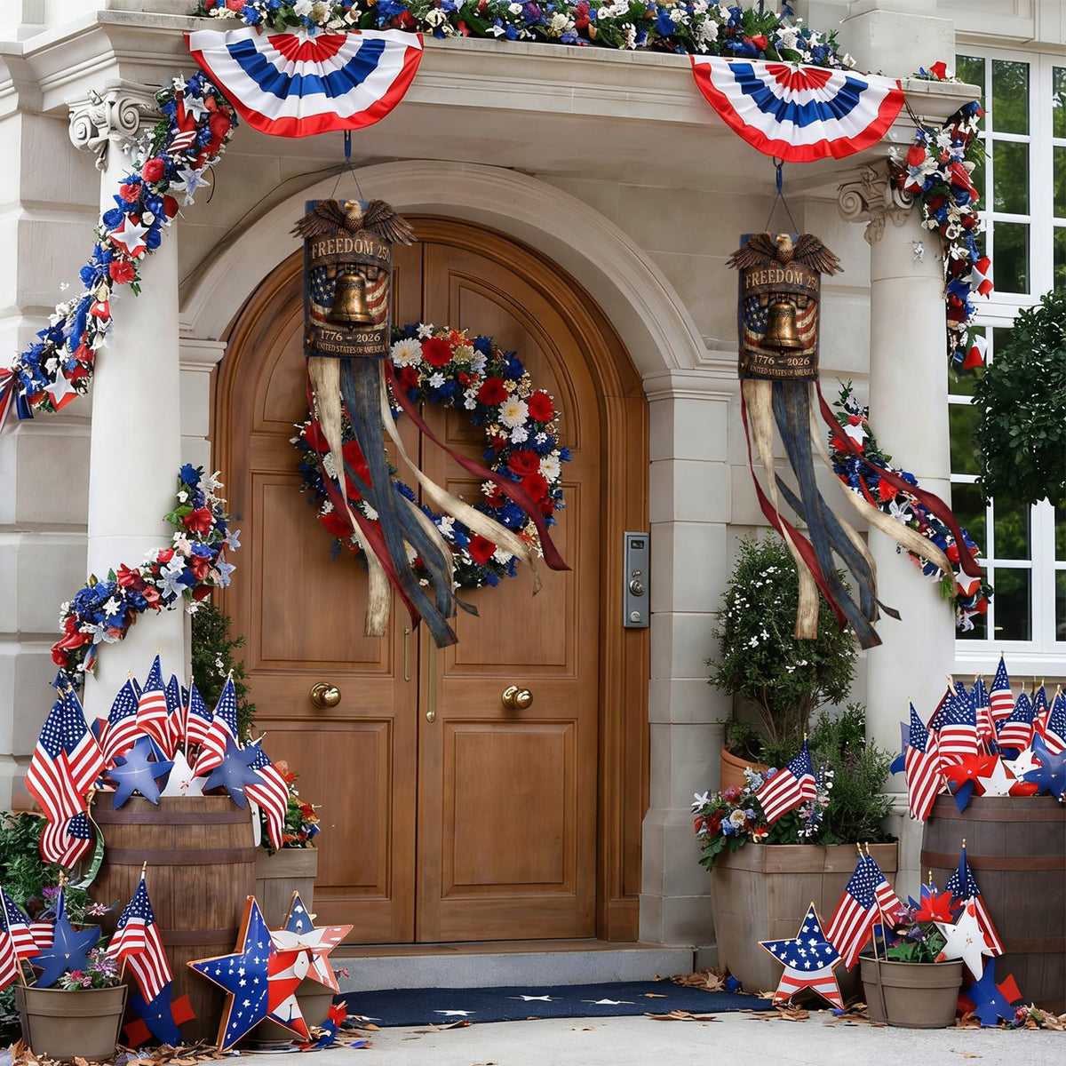 Fanfanwin durable outdoor decor perfect for Independence celebrations