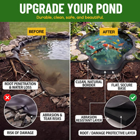 Fanfanwin versatile pond project kit supports ponds streams and landscapes