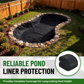Fanfanwin U-pins included for secure, quick pond installation