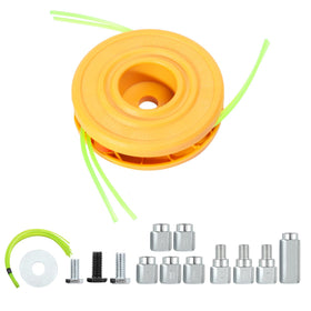 FANGANGART replacement trimmer head with fixed-line and left-right rotation for easy edging.