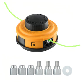FANGANGART replacement trimmer head mounted on a trimmer shaft for quick maintenance