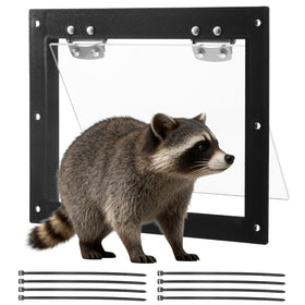 Fangkeji raccoon door exit design for humane wildlife eviction from attics
