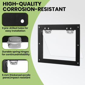 Fangkeji weather-resistant acrylic construction resists rust