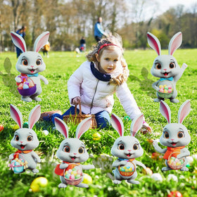 Fangoo vibrant bunny designs brighten lawns and porches